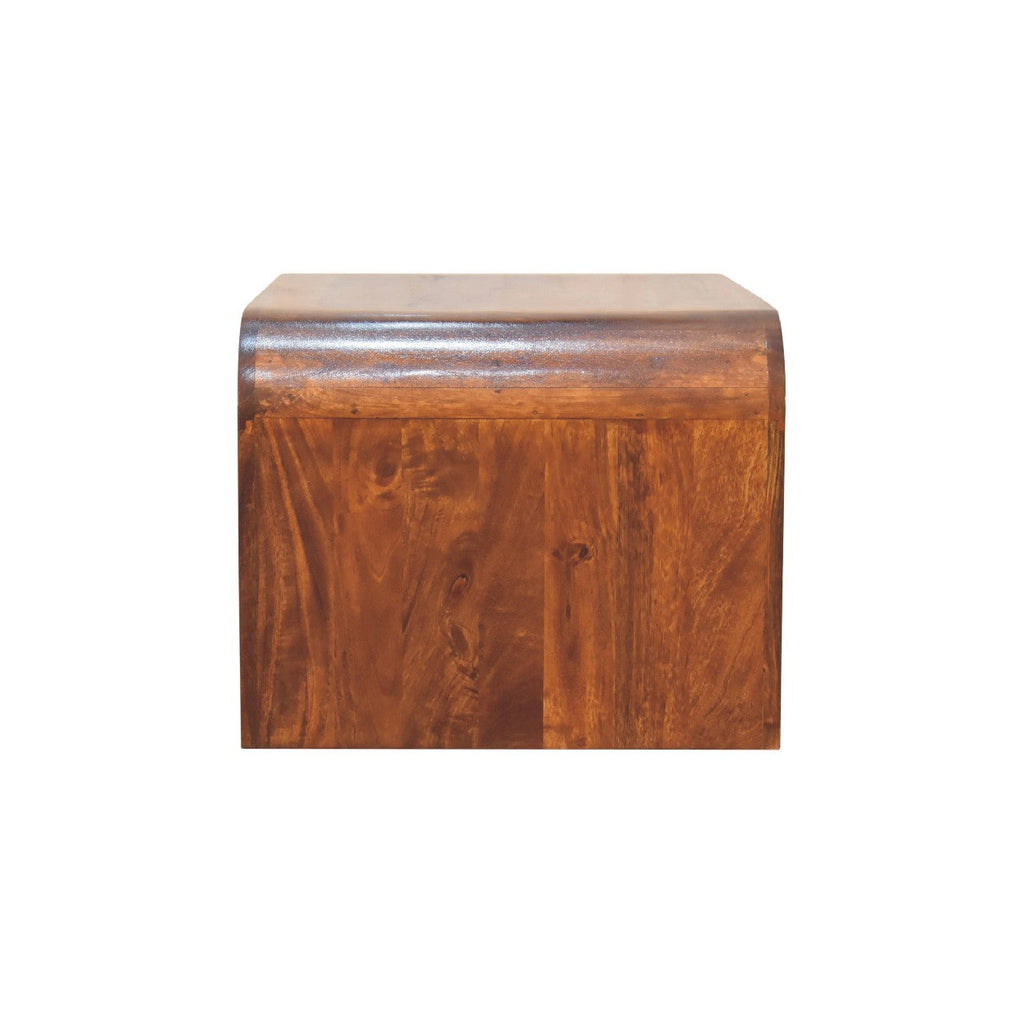 Solid Wood Darcy Coffee Table with 2 Drawers - Chestnut