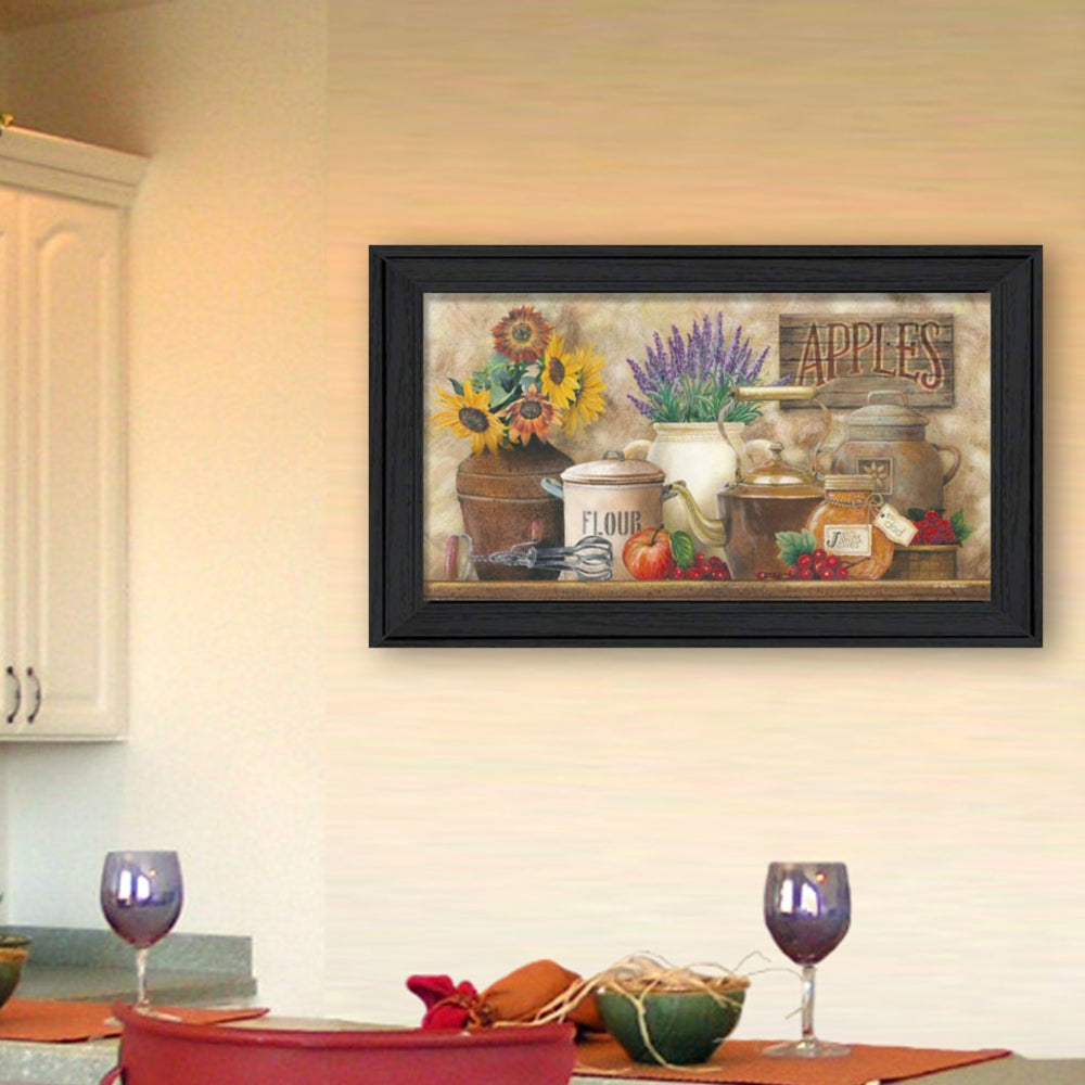 "Antique Kitchen" Framed Wall Art by Ed Wargo | Farmhouse Kitchen Print — Ready to Hang, Living Room & Kitchen Decor