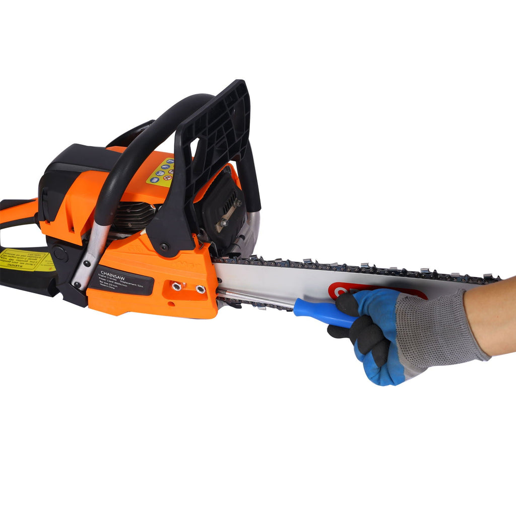 52cc Gasoline Chainsaw with 20" Oregon Bar - Orange