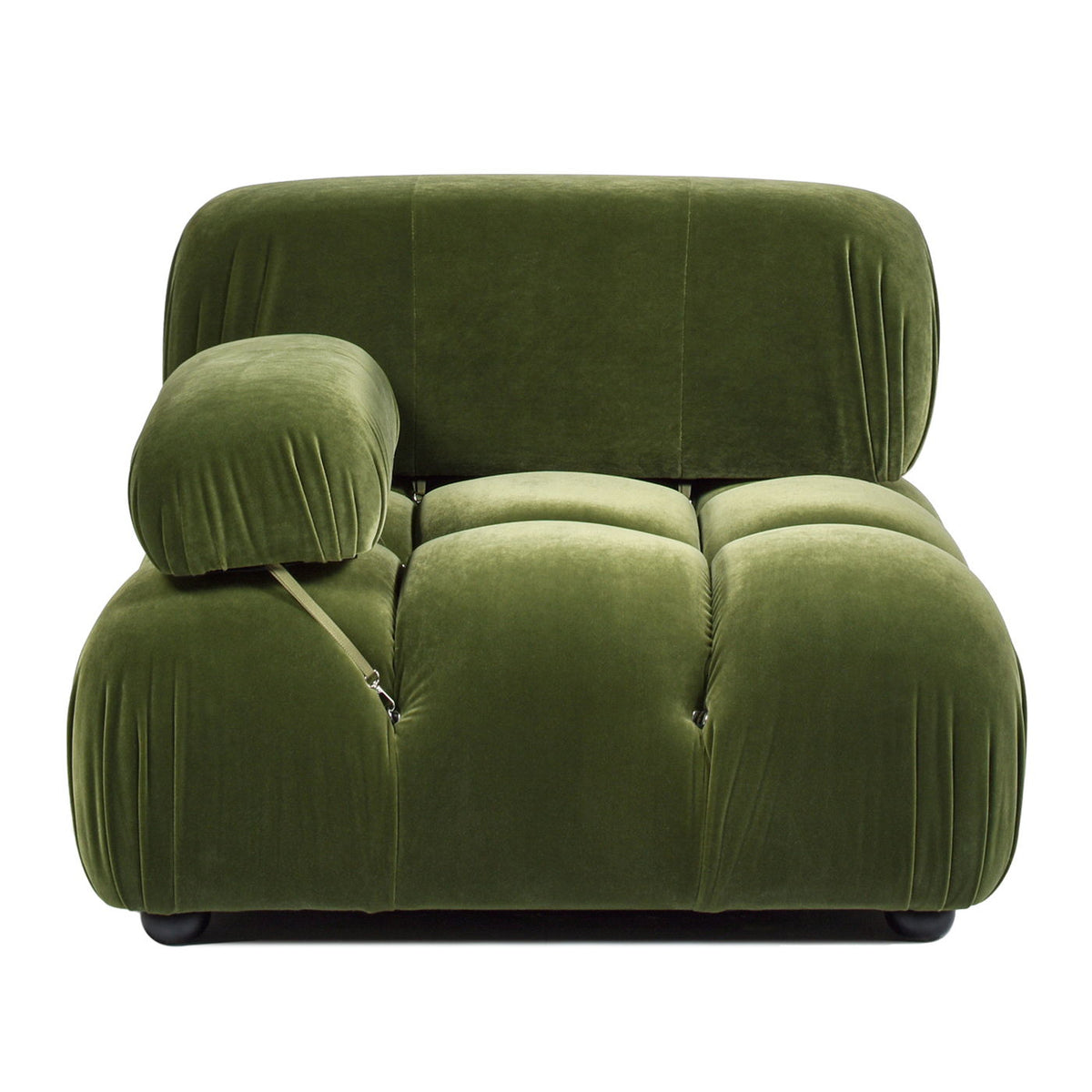 Bubble Modular Modern Lounge Arm Chair with Eucalyptus Frame - White, Green, or Orange
