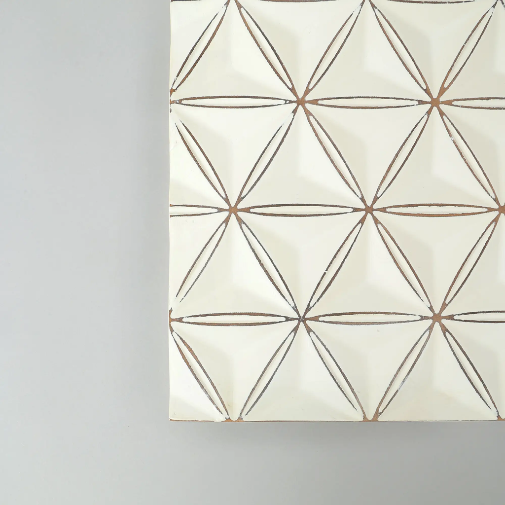 White Wooden Wall Décor with Modern Rustic Touch - White