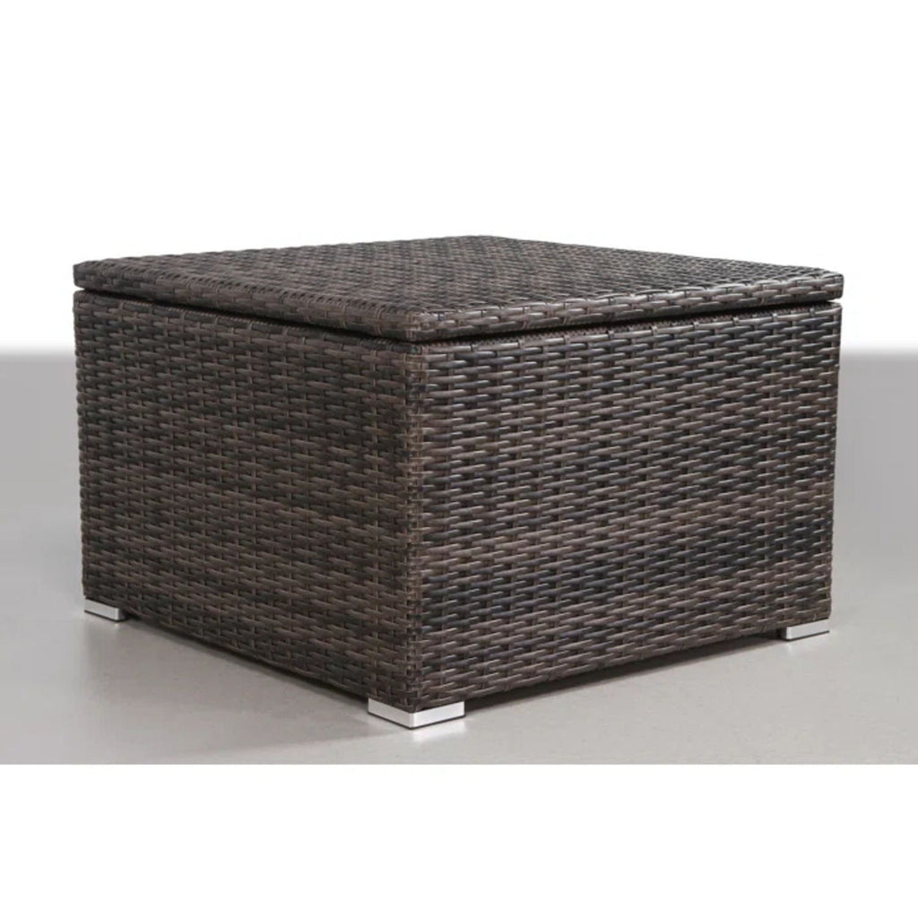 Modern Patio Rattan Sectional Set with Cushions - Multiple Set Options