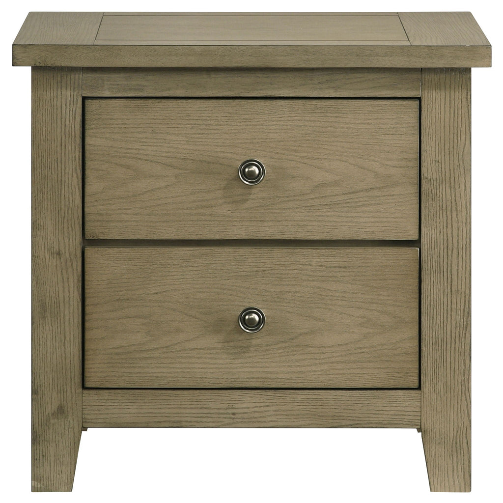 Hazlewood 2-drawer Nightstand Bedside Table Vineyard Oak