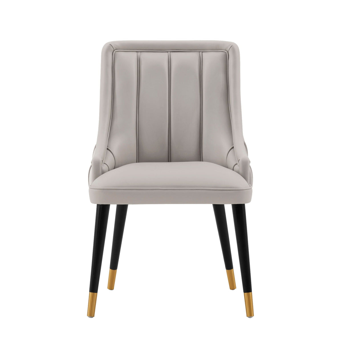 Eda Dining Chair with Stitched Upholstery - Multiple Colors