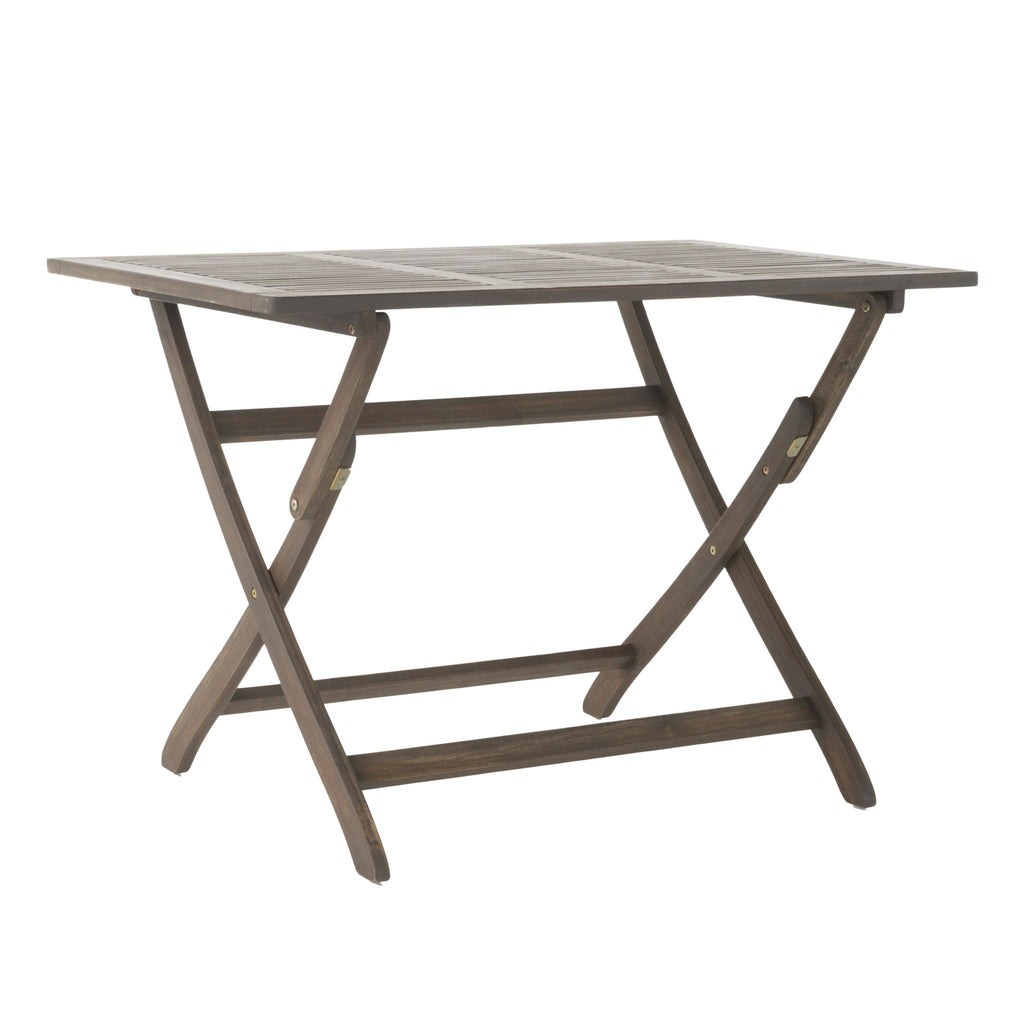 Positano Foldable Dining Set with Foldable Design - White or Dark Brown