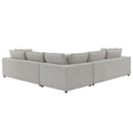 Marisa - Modular RF Loveseat With 2 Pillows - Beige Boucle