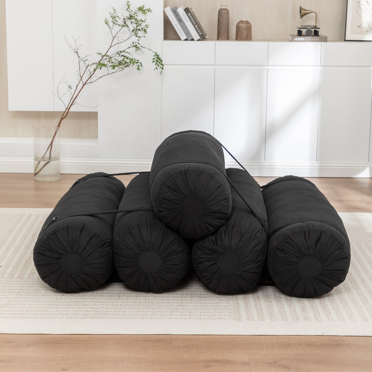 Adjustable Corduroy Floor Sofa