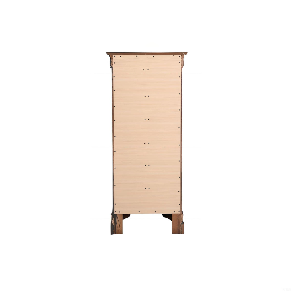 Traditional Style Lingerie Chest with Carved Base - Multiple Colors