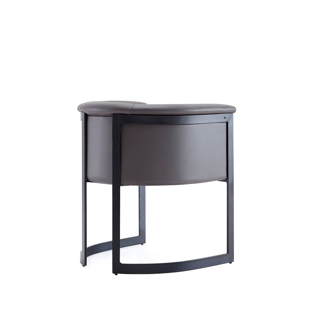 Corso Dining Chair with Modern Metal Frame - Available in Beige, Light Brown, Dark Gray
