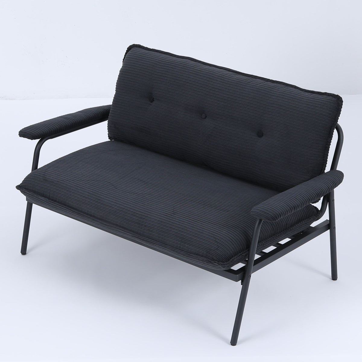 Modern Metal Frame Sofa with Sponge Filling - Beige