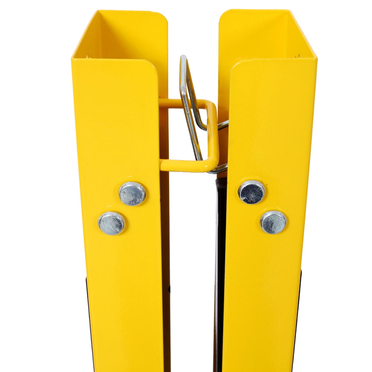 Folding Portable Saw Horses with Fast Open Legs - Yellow / Black