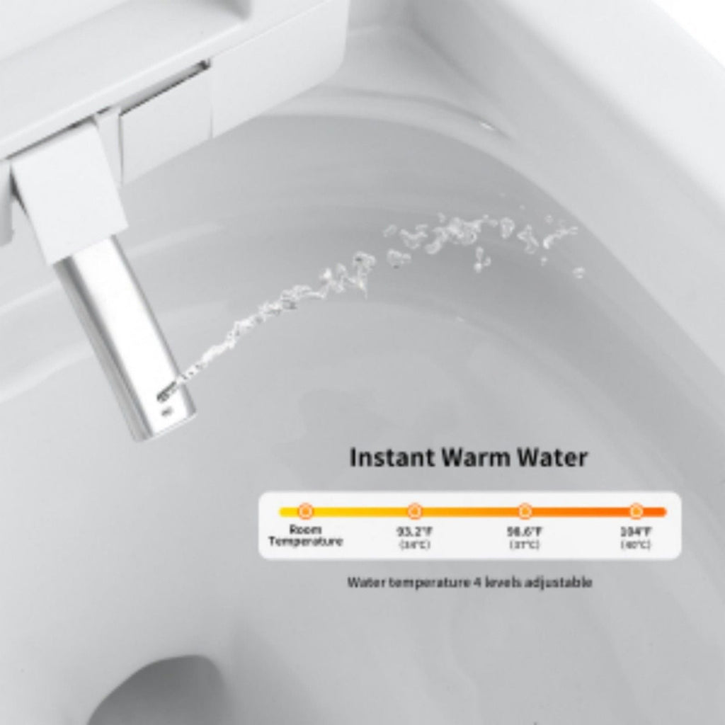 Tankless Smart Toilet With Bidet Built In