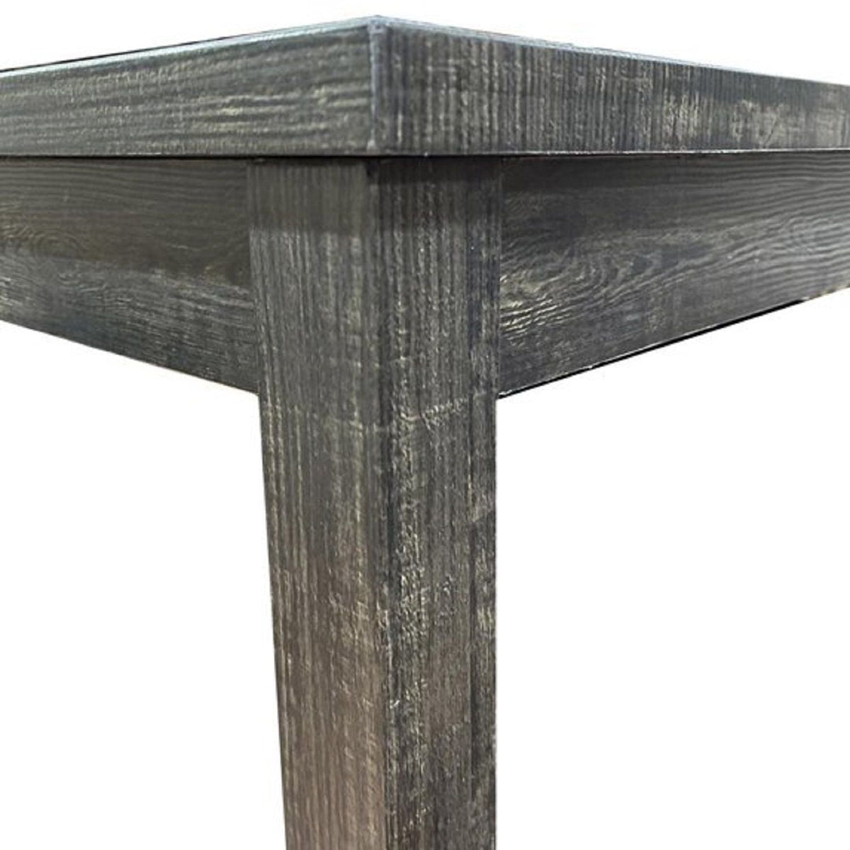 Transitional Counter Dining Set with 4 Tufted Stools - Dark Gray or Dark Brown
