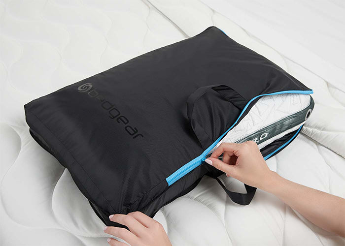 Performance Pillow Bag with Ripstop Fabric - Gray