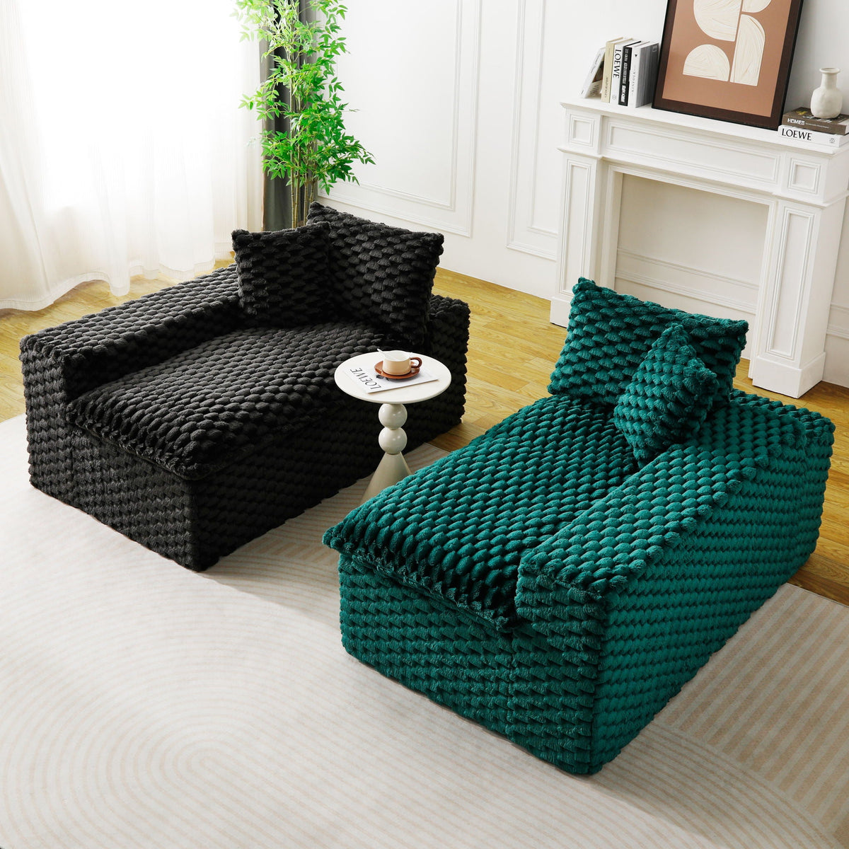 Multifunctional Stationary Sofa with Adjustable Layout - Choice of Color