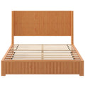 Platform Bed Frame with Headboard, Floor Standing Design - Queen & King