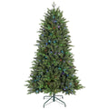 7FT Prelit Christmas Tree with 340 RGB LED Lights - Multicolor