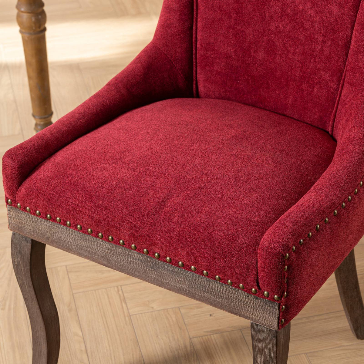 Ultra Side Dining Chair Set with Solid Wood Legs - Multiple Colors