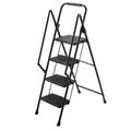 Four Step Ladder with Anti-Slip Pedals - Steel