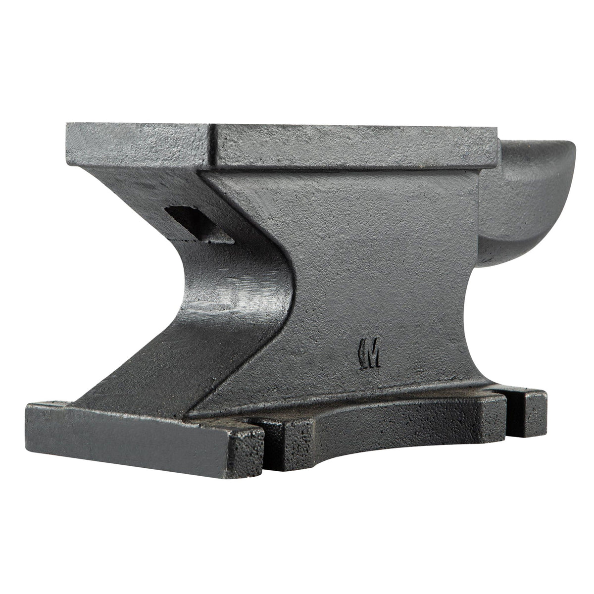 100 Lbs Single Horn Anvil with Hardy Hole - Black