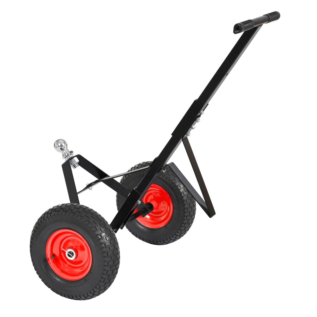 Heavy Duty Trailer Dolly with 2" Ball and 1000 lb Capacity - Black