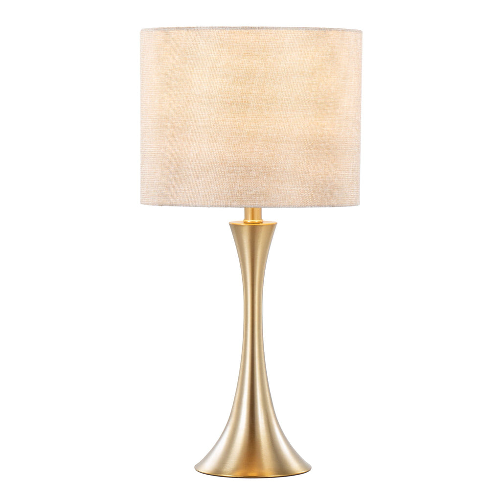 Contemporary & Modern Table Lamp Set with 3-Way Switch – Gold, Black, or Pearl Silver
