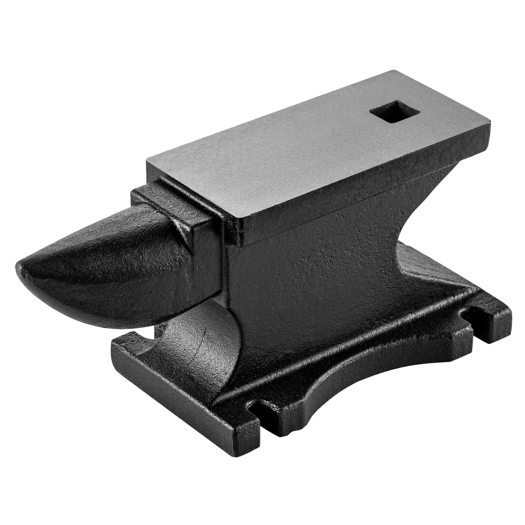 100 Lbs Single Horn Anvil with Hardy Hole - Black