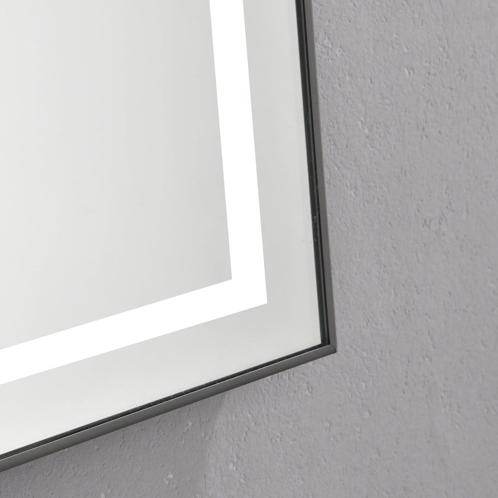 36" x 28" LED Bathroom Mirror with Front and Backlight