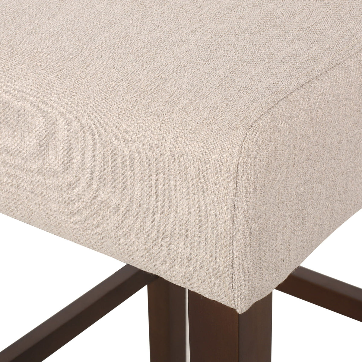 Upholstered Barstool with Button Tufted Wing Back - Multiple Colors