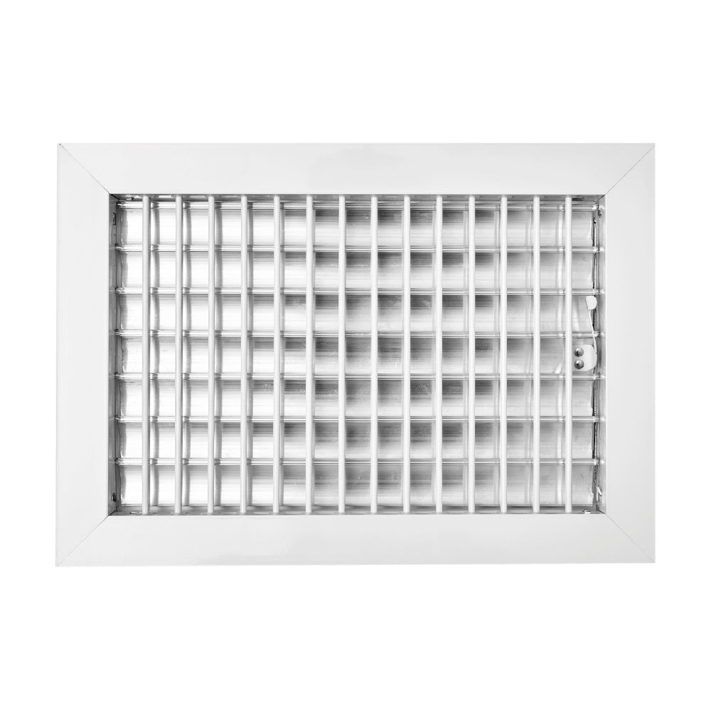 Aluminum AC Register Vent Cover with Adjustable Blades - 12x8 Inch