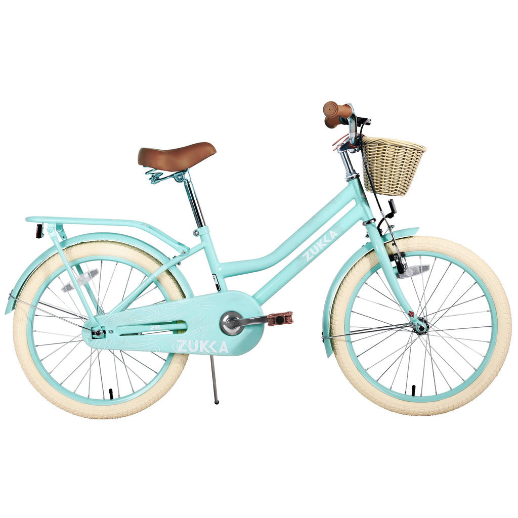 Girls 20 Inch Bike with Basket - Steel Frame for Ages 7-10