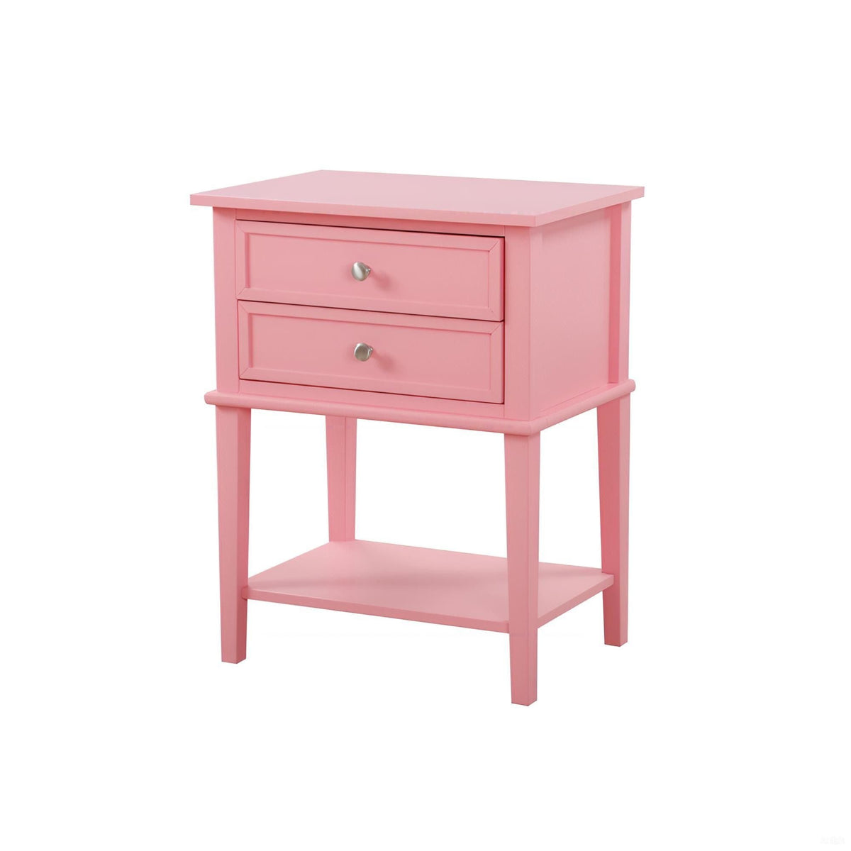 Vibrant Contemporary Nightstand with Smooth Drawer Glides - Multiple Colors