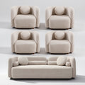 Granular Velvet Luxury Modern Couch for Living Room