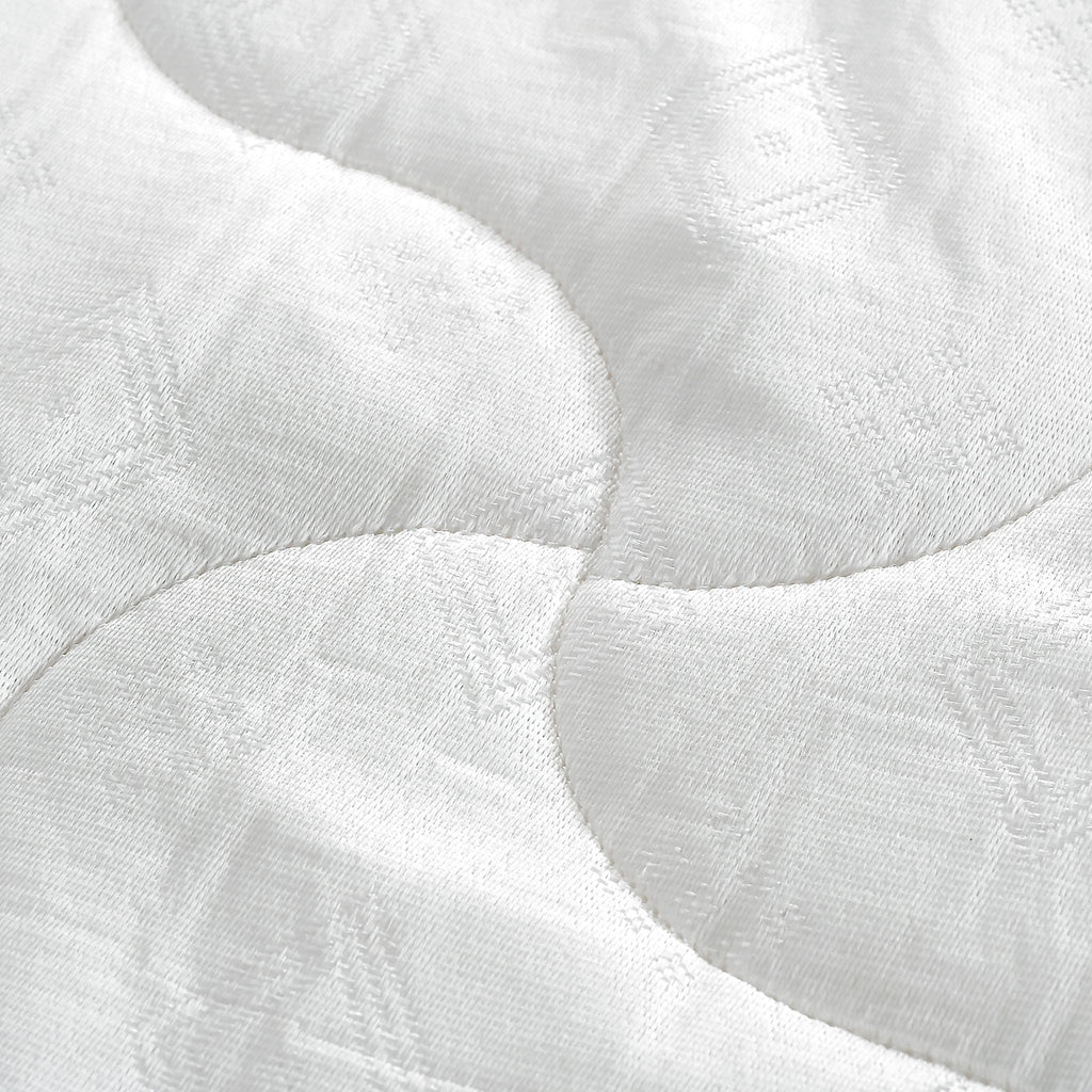 6-Inch Reversible Hybrid Mattress with Pressure Relief and Cooling Technology - White