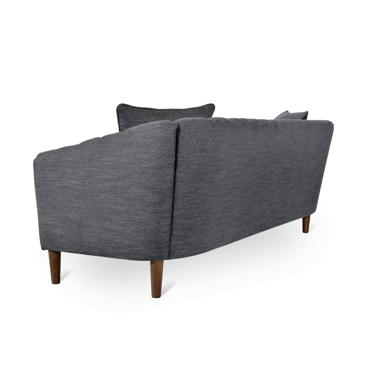 Contemporary 3 Seater Sofa with Button Tufted Accents - Dark Green or Beige