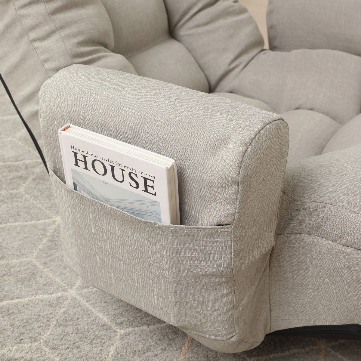 Modern With Metal Frame Swivel Game Lounge Chair With Adjustable Headrest