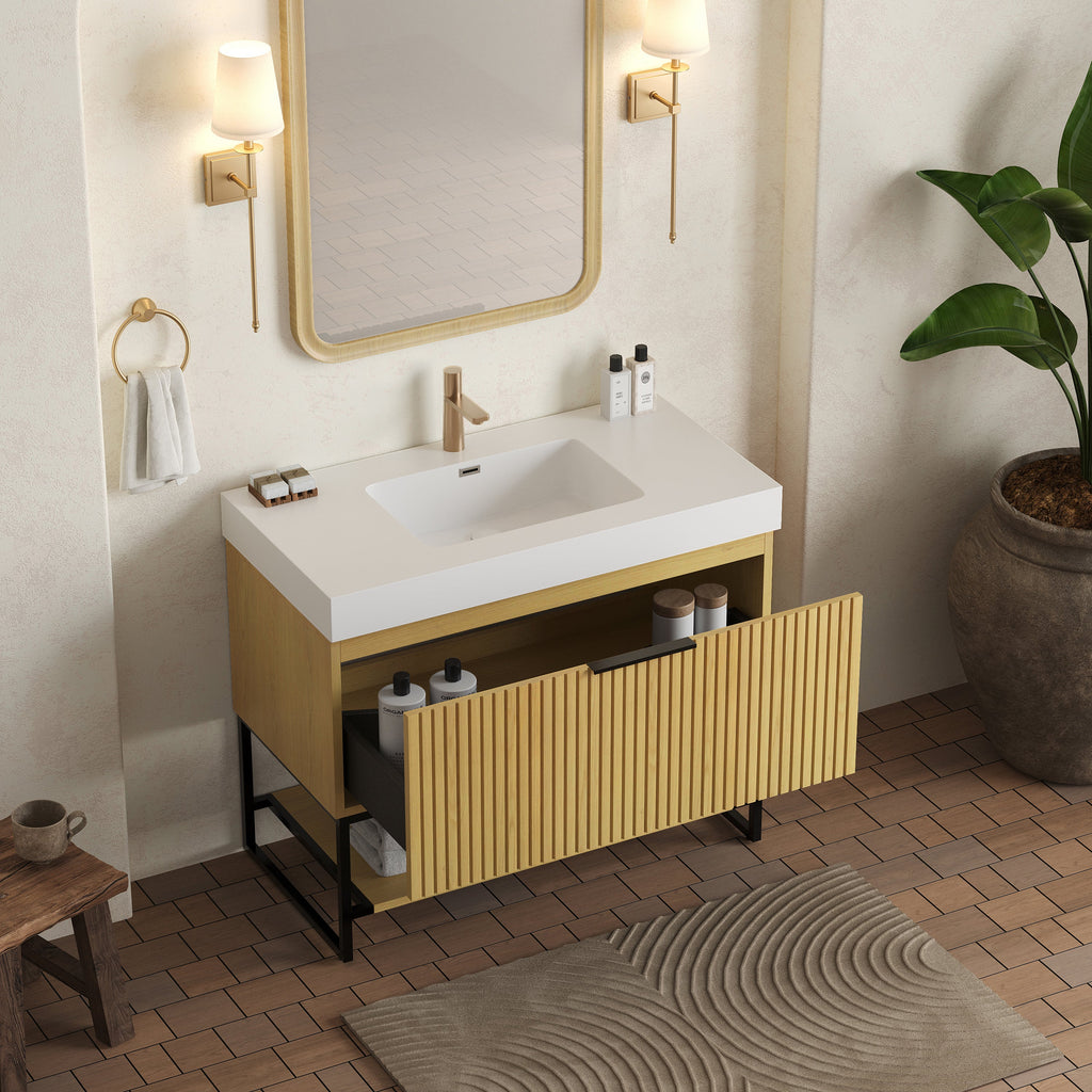 Yolan 36" Bathroom Vanity & Sink
