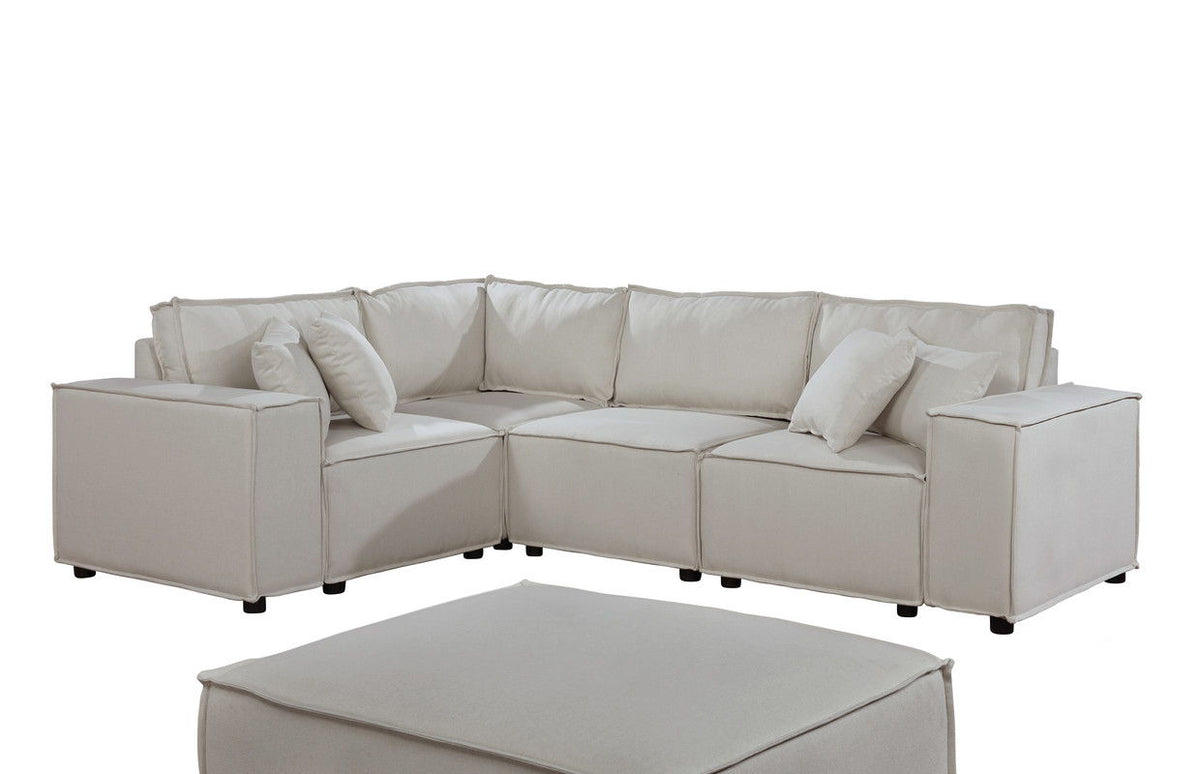 Melrose Modular Sectional Sofa With Ottoman