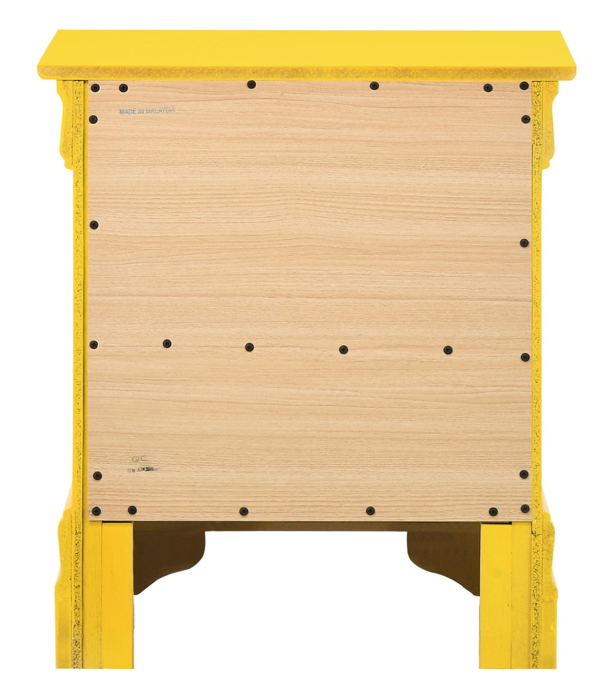 Traditional Style Design Nightstand with Classic Accent - Multiple Colors