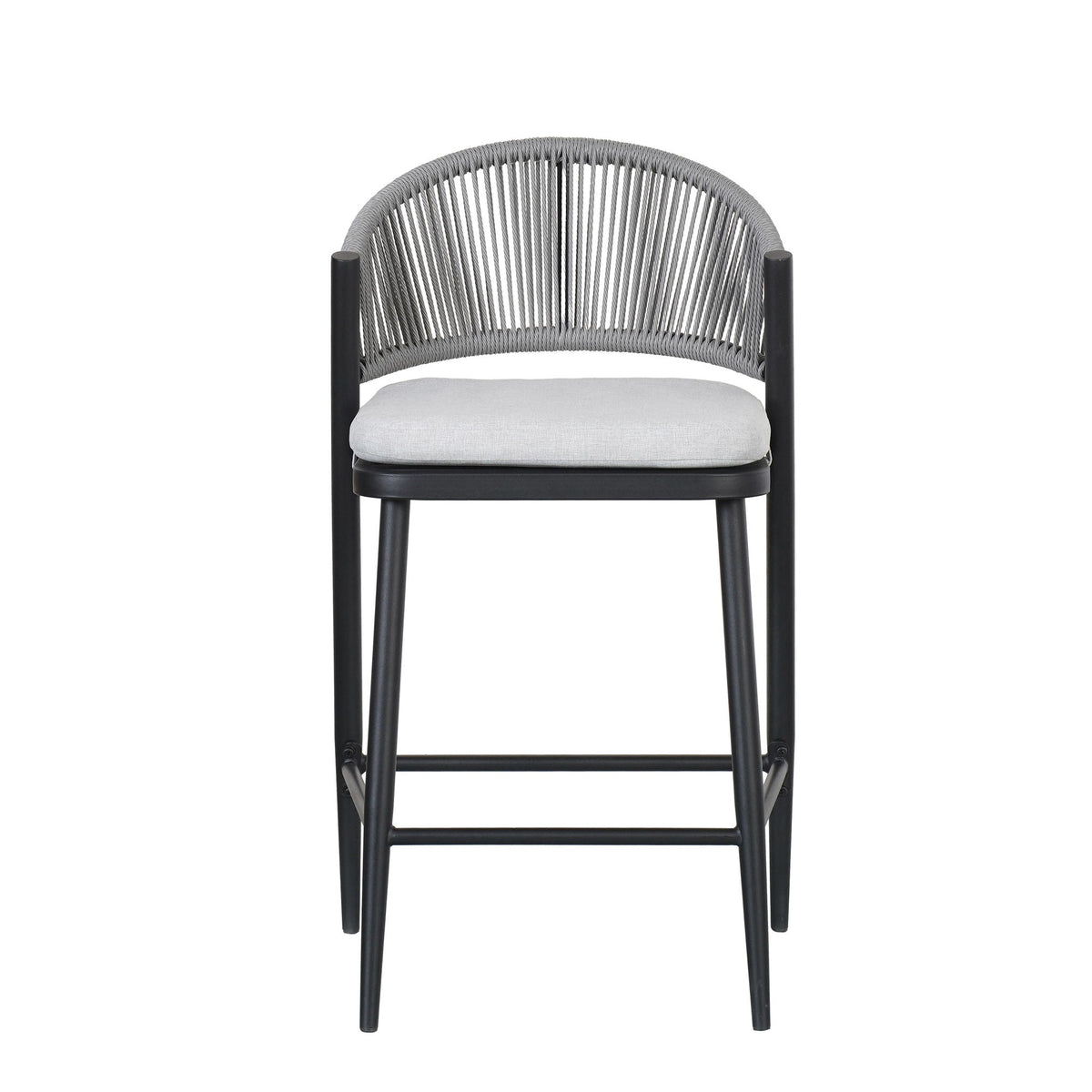 Outdoor 26" Counter Height Metal Frame Counter Stools