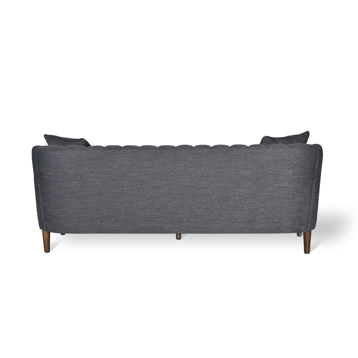 Contemporary 3 Seater Sofa with Button Tufted Accents - Dark Green or Beige