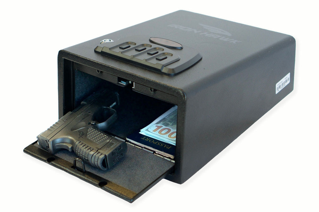 Compact Quick Access Vault with Durable Steel Construction - Black