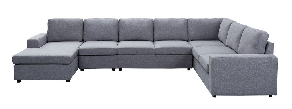 Tifton 7 Seat Reversible Modular Sectional Sofa Chaise