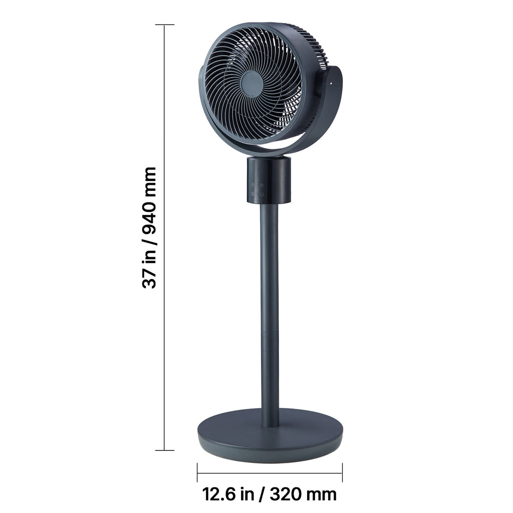 7-Inch Pedestal Fan with Oscillating Standing Design