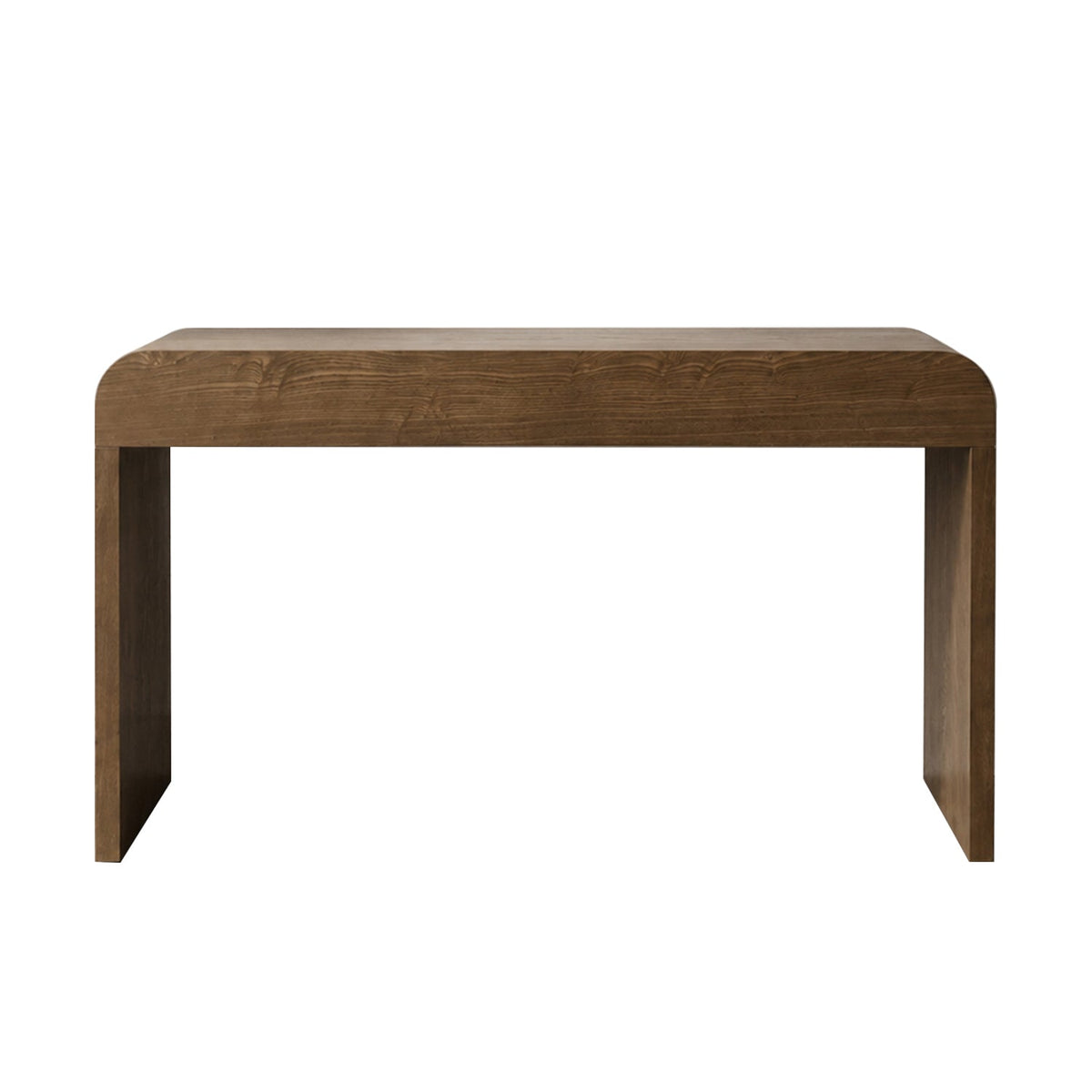 Dark Storage Table with 3 Drawers - Aged Blue & Dark Brown