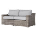Chic Wide Outdoor Loveseat With Cushions