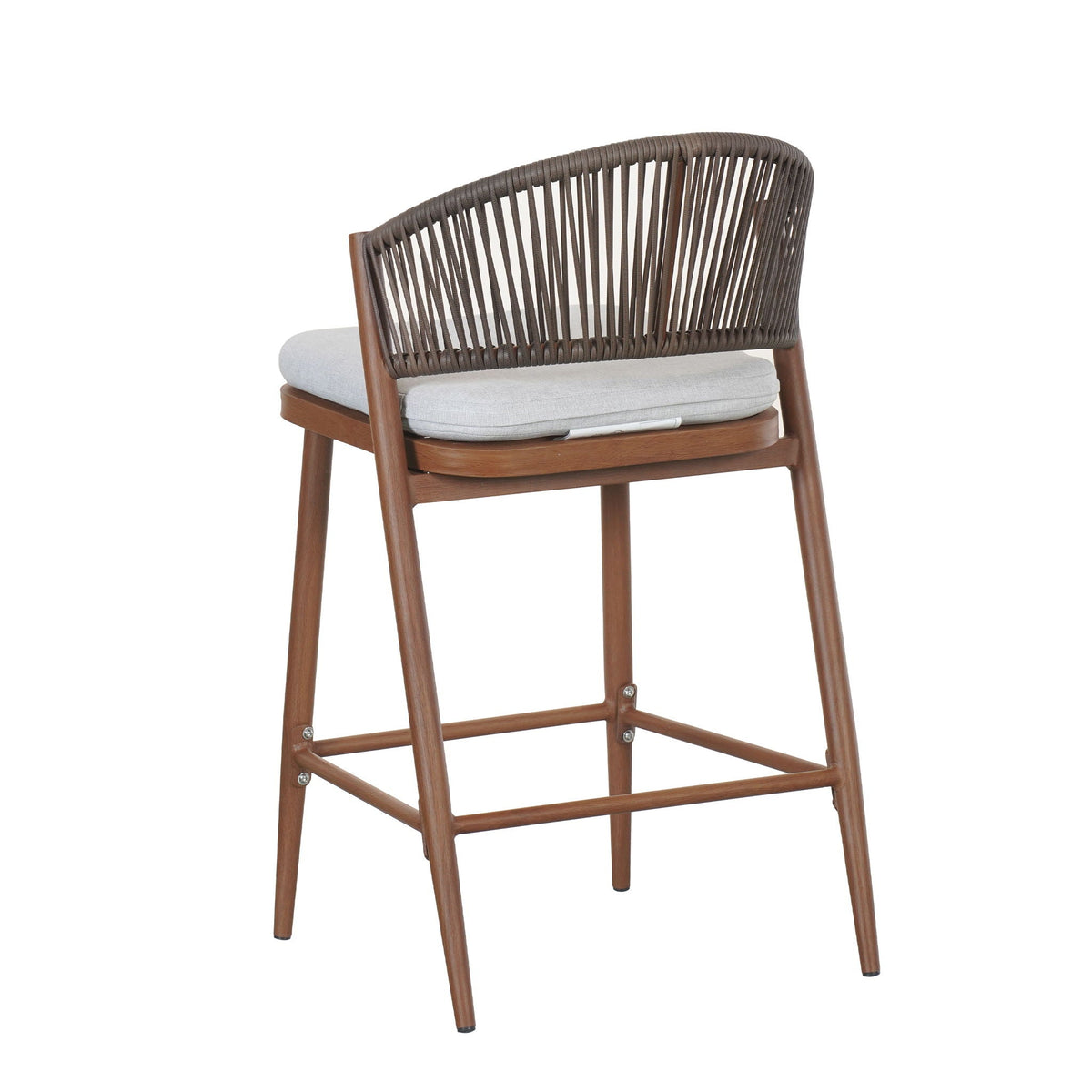 Outdoor 26" Counter Height Metal Frame Counter Stools
