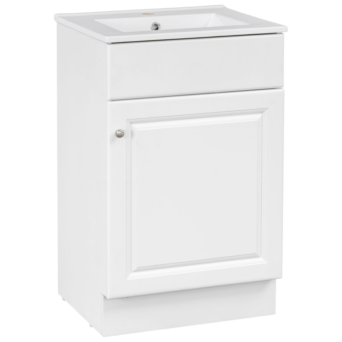 Bathroom Vanity with Sink and Adjustable Shelf - Multiple Colors