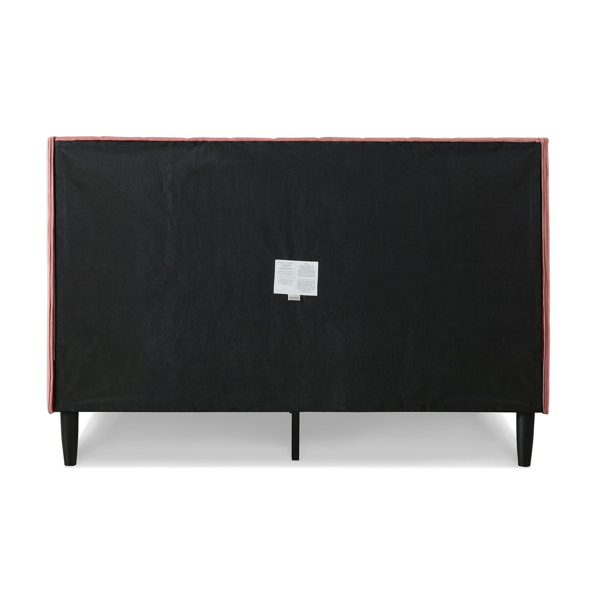 Vertical Tufted Modern Headboard Platform Bed Set with Upholstered Finish - Multiple Colors