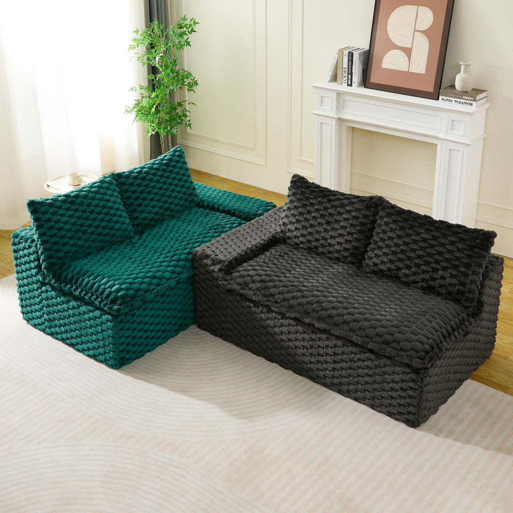 Multifunctional Stationary Sofa with Adjustable Layout - Choice of Color